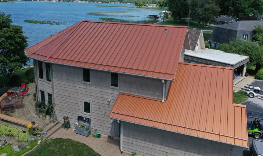 Flashing and seam work in Lochaven of Noblesville
